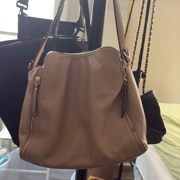 Tan Leather Women's Bag - Picture 4 of 6